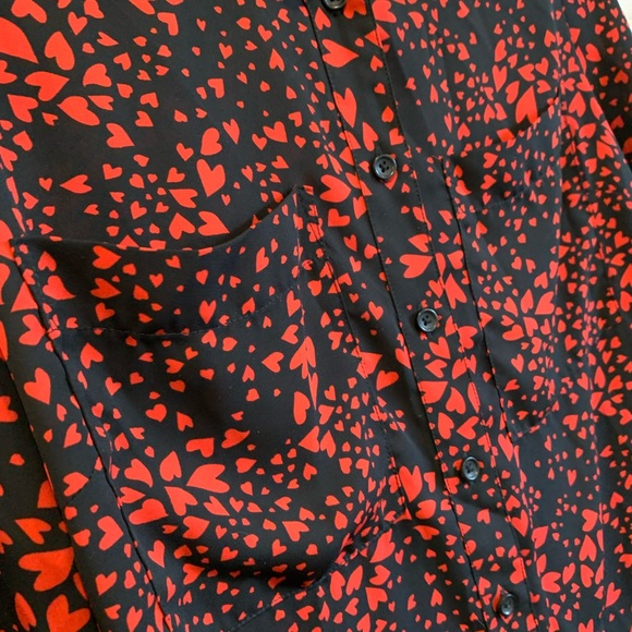 Love & Legend | Heart Button Up Blouse - Picture 4 of 6